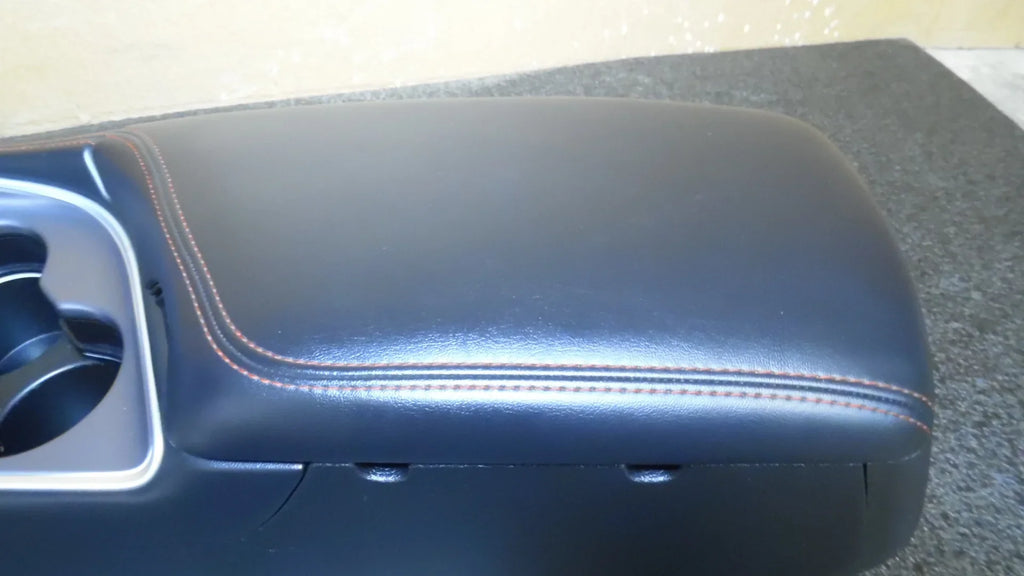 Pre-Owned 2015-2023 Dodge Challenger Center Floor Console w/ Lid Armrest AT Black OEM (Good)