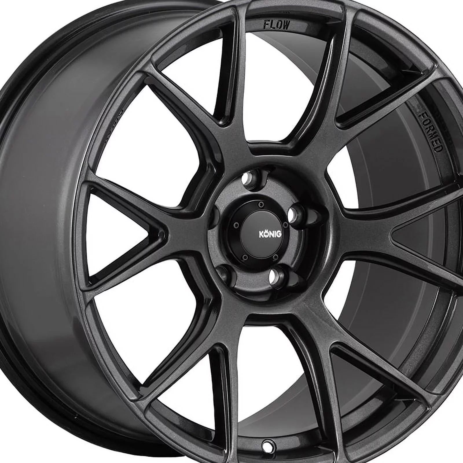 17x9 Konig 56MG Ampliform Dark Metallic Graphite Wheel 5x4.5 (40mm)
