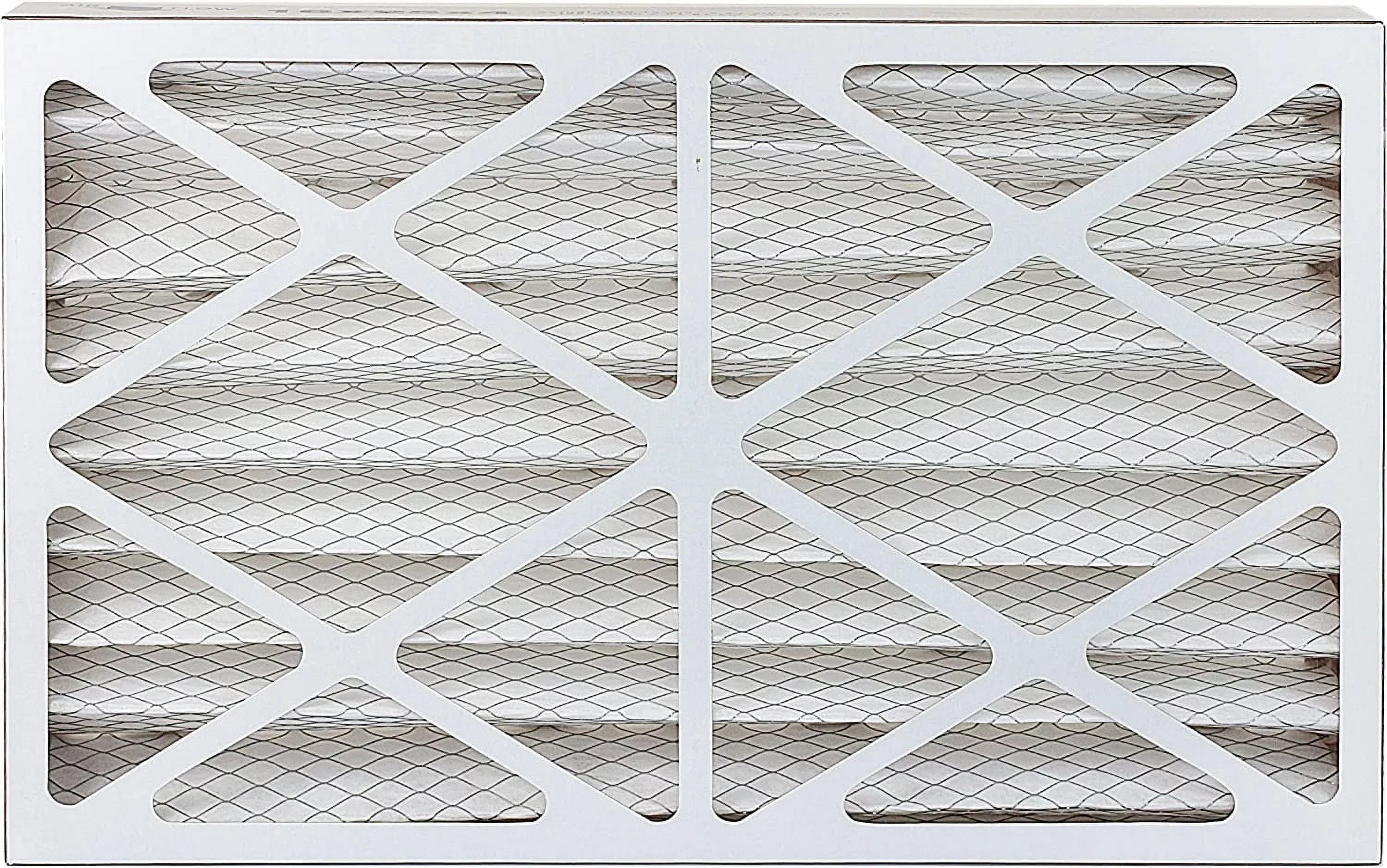 Filterbuy 16x30x4 MERV 8 Pleated HVAC AC Furnace Air Filters (3-Pack)