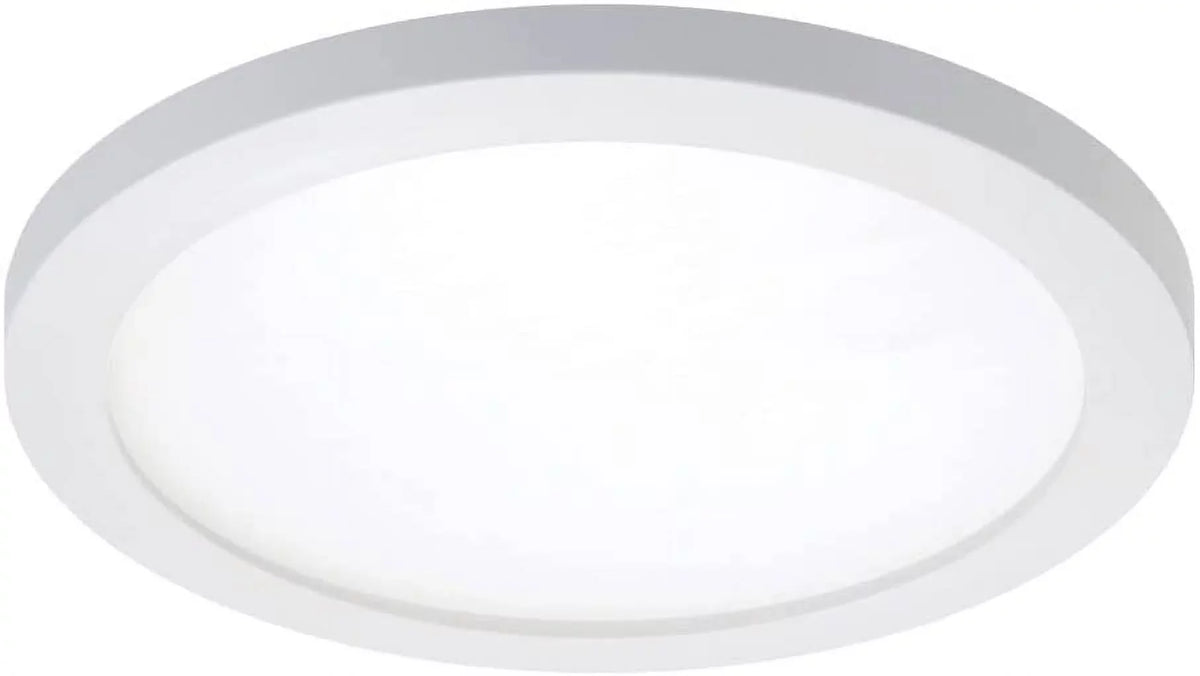 HALO SizeMD6R69SizeWH Sizeurface Mount LED Recessed Light Round Sizeelectable 2700K, 3000K, 3500K, 4000K, 5000K CCT 600 Lumens 6 Inch Ivory