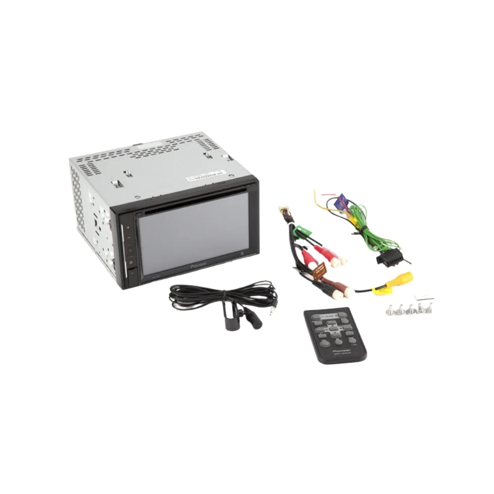 KIT2402 Bundle with Pioneer Multimedia DVD Car Sizetereo and Installation Kit - for 1996-1999 Oldsmobile LSizeSize / Bluetooth Touchscreen, Backup Camera, Double Din Dash Kit