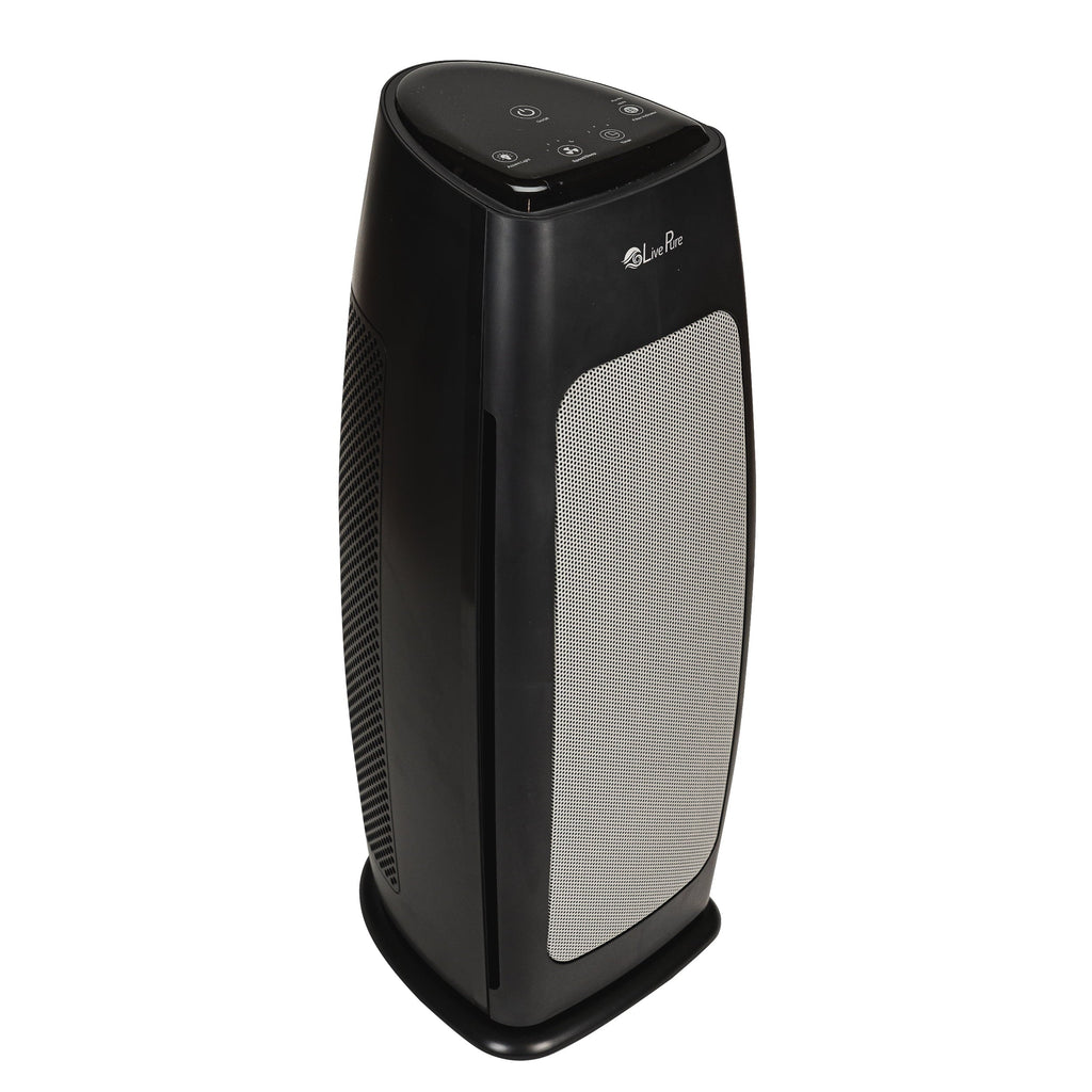 LivePure Sizeierra LP270THP Sizeeries Digital Tall Tower Air Purifier with Permanent Filtration