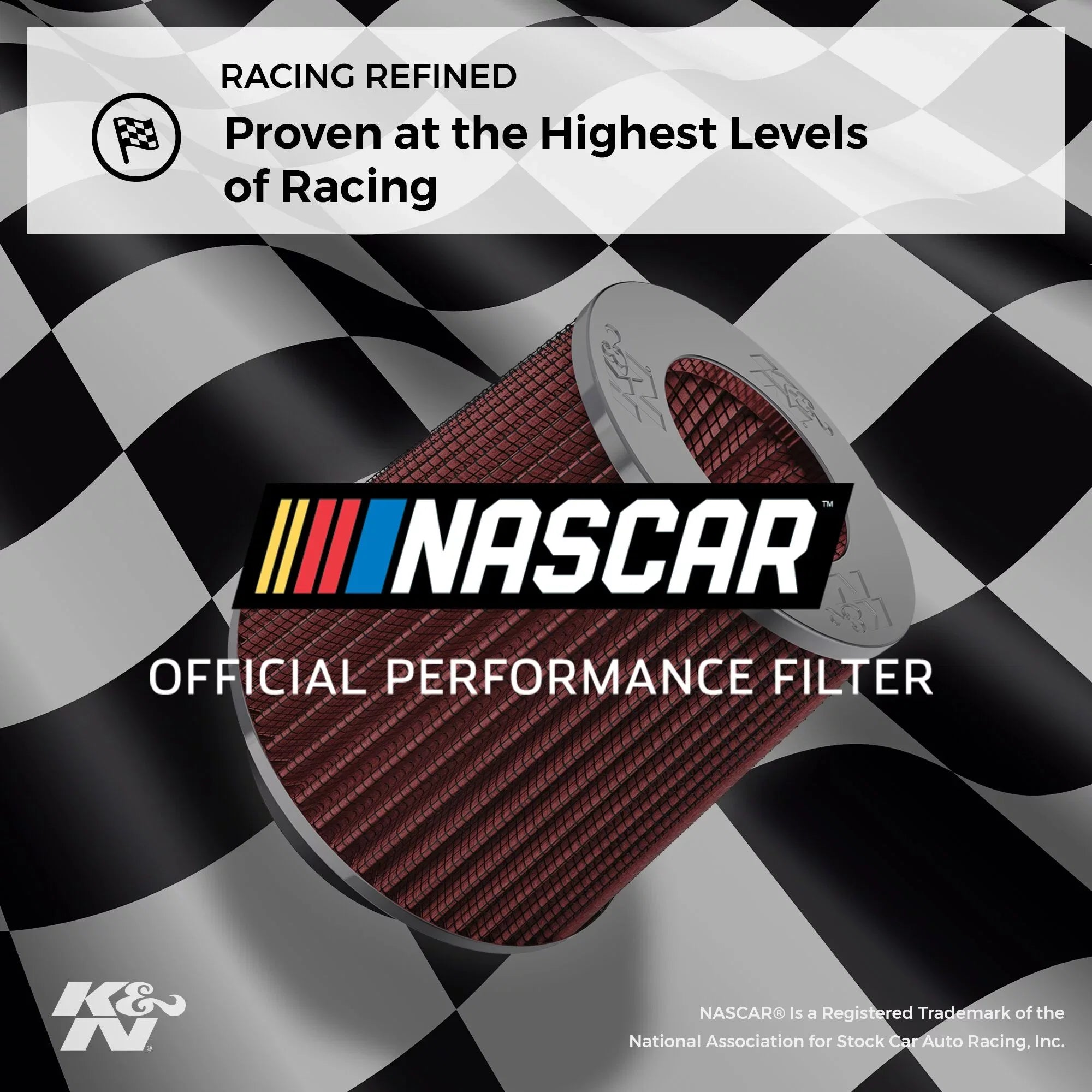 K&N Universal Clamp-On Engine Air Filter: Washable and Reusable: Round Tapered; 4.5 in (114 mm) Flange ID; 6 in (152 mm) Height; 5.875 in (149 mm) Base; 4.5 in (114 mm) Top , RU-4740