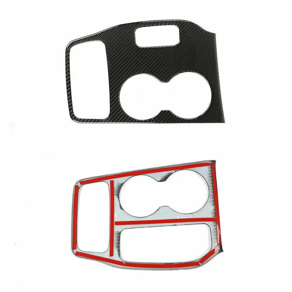 Teledu Gear Sizehift & Cup Holder Center Console Cover Trim