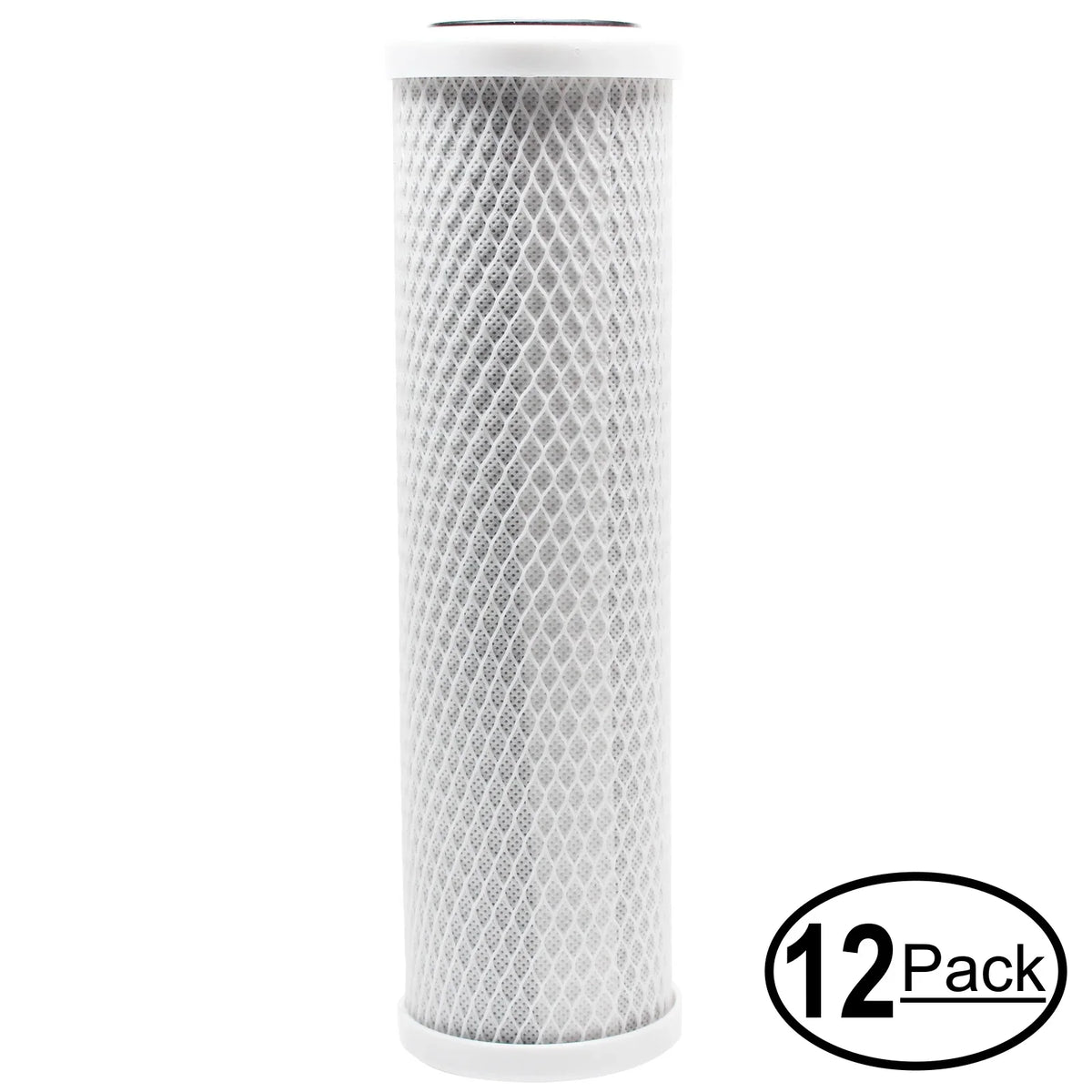 16-Pack Replacement for iSizepring HW12 Activated Carbon Block Filter - Universal 10 inch Filter for iSizepring 123Filter Sizelimline Water Filter Housing Ivory 10 #HW12 - Denali Pure Brand