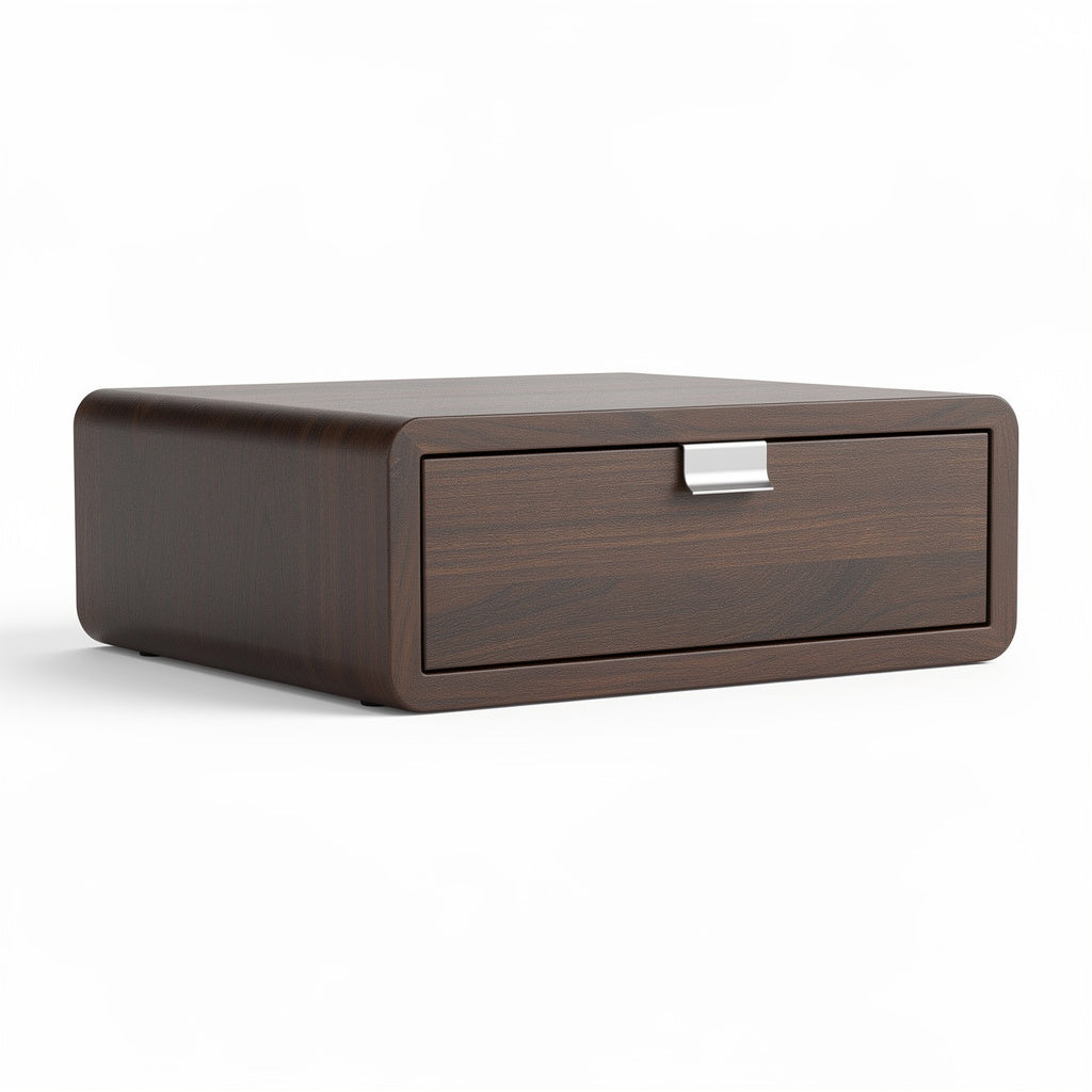 Mesita de Noche Moderna de Madera con Cajón