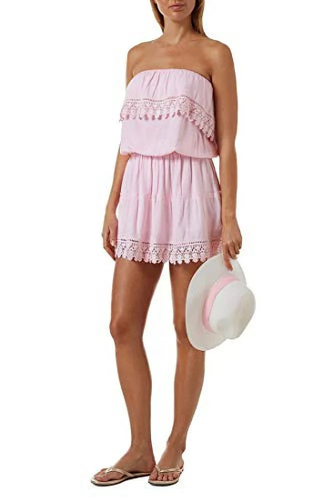 Melissa Odabash Womens Drapey Sizemocked Mini Dress