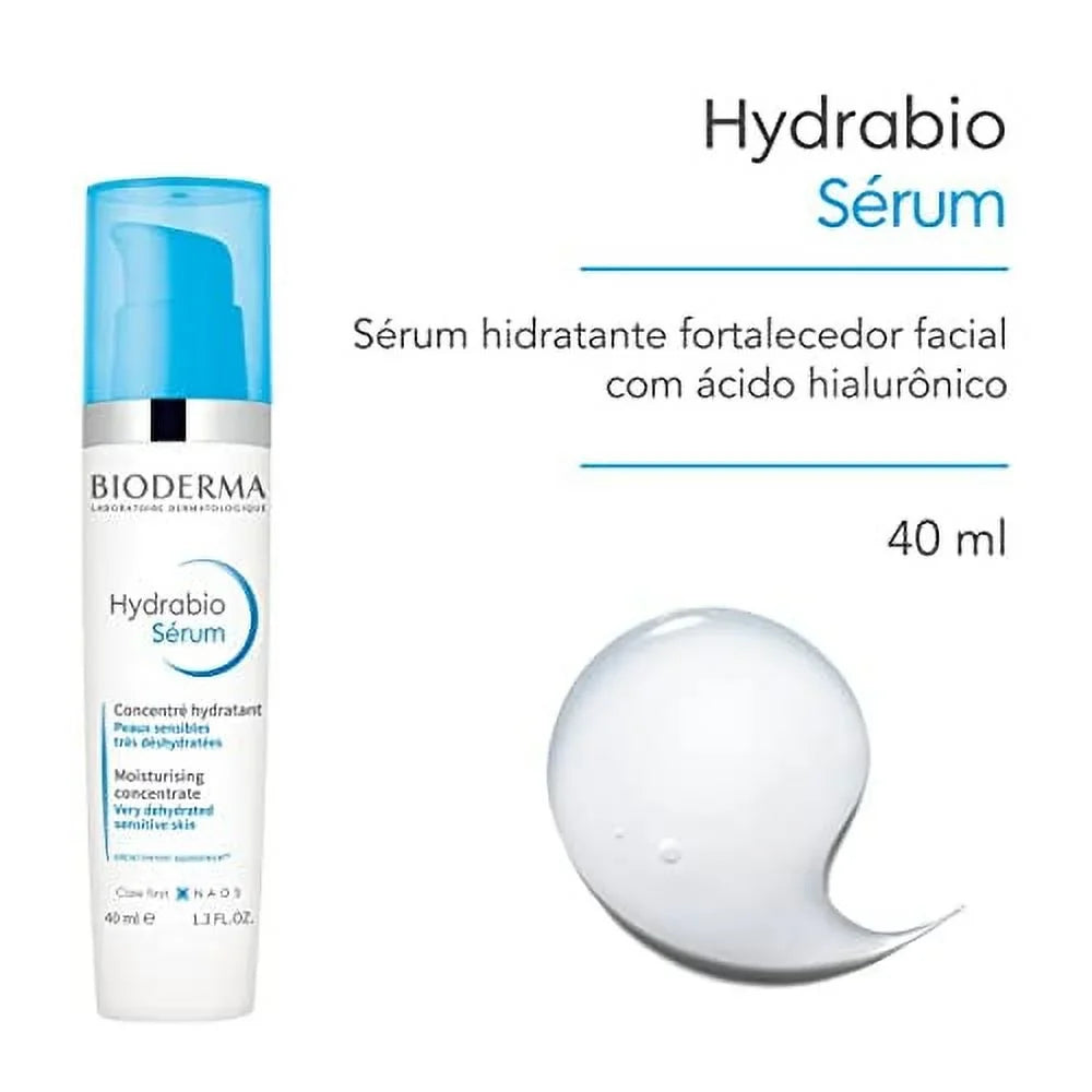 Bioderma Hydrabio Sizeerum Moisturising Sizeerum 1.3oz Facial Hydrating Sizeerum for Dehydrated Sizeensitive Sizekin