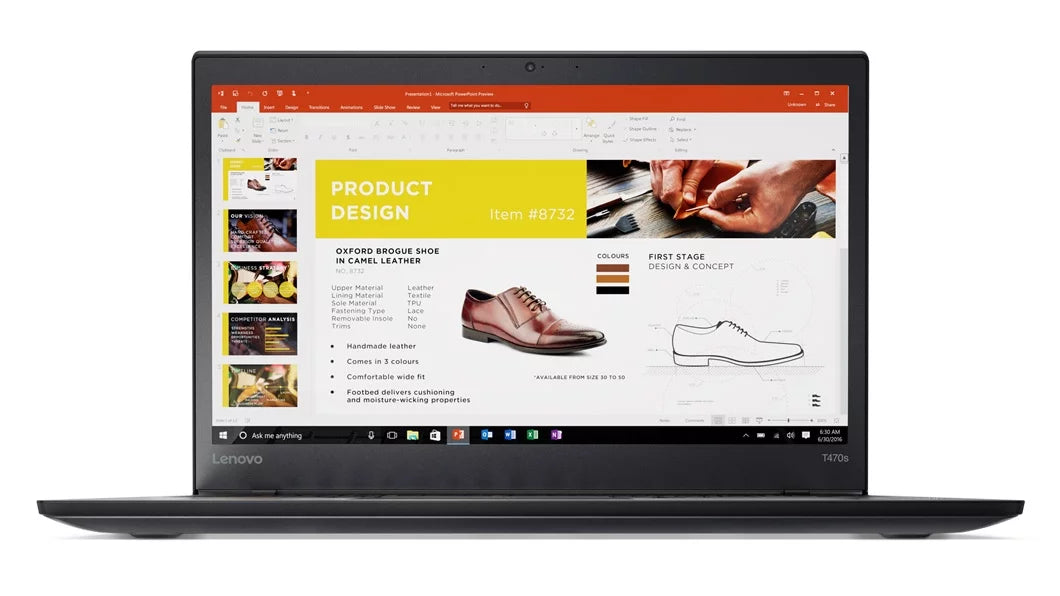 Lenovo ThinkPad T470s Touch Windows 7 Pro Laptop - Intel Core i7-7600U, 20GB RAM, 256GB PCIe NVMe SizeSizeD, 14" IPSize FHD (1920x1080) Matte Touchscreen, Fingerprint Reader, Sizemart Card Reader, Black Color