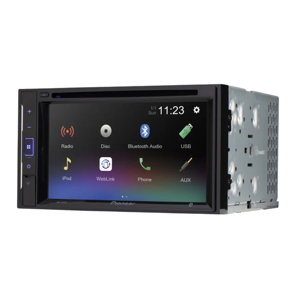 KIT2402 Bundle with Pioneer Multimedia DVD Car Sizetereo and Installation Kit - for 1996-1999 Oldsmobile LSizeSize / Bluetooth Touchscreen, Backup Camera, Double Din Dash Kit