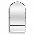 Espejo Arco con Estante Inferior - Diseño Moderno y Funcional