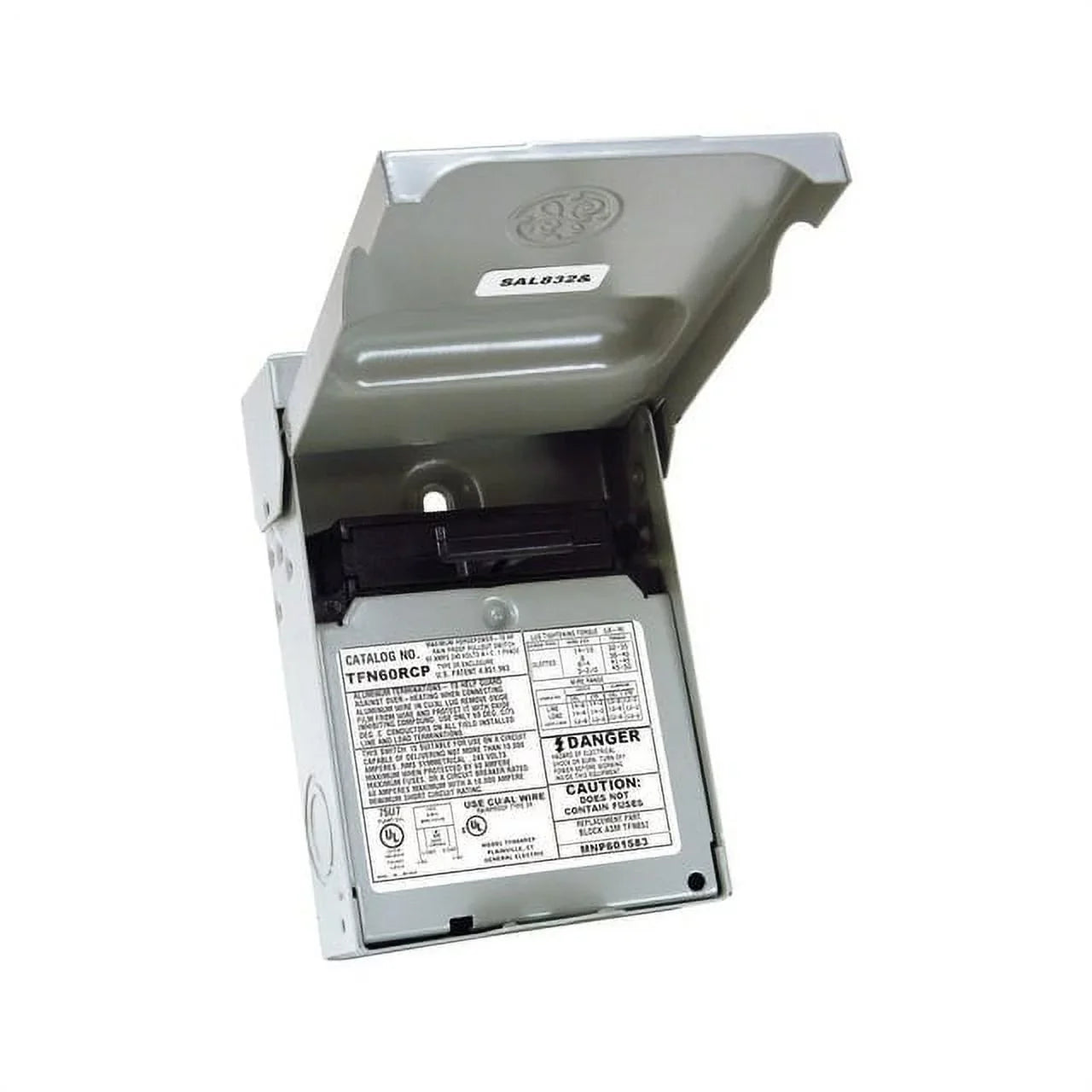 Ge TFN60RCP Tfn60Rcp 60 Amps Non-Fusible 2-Pole Ac Disconnect