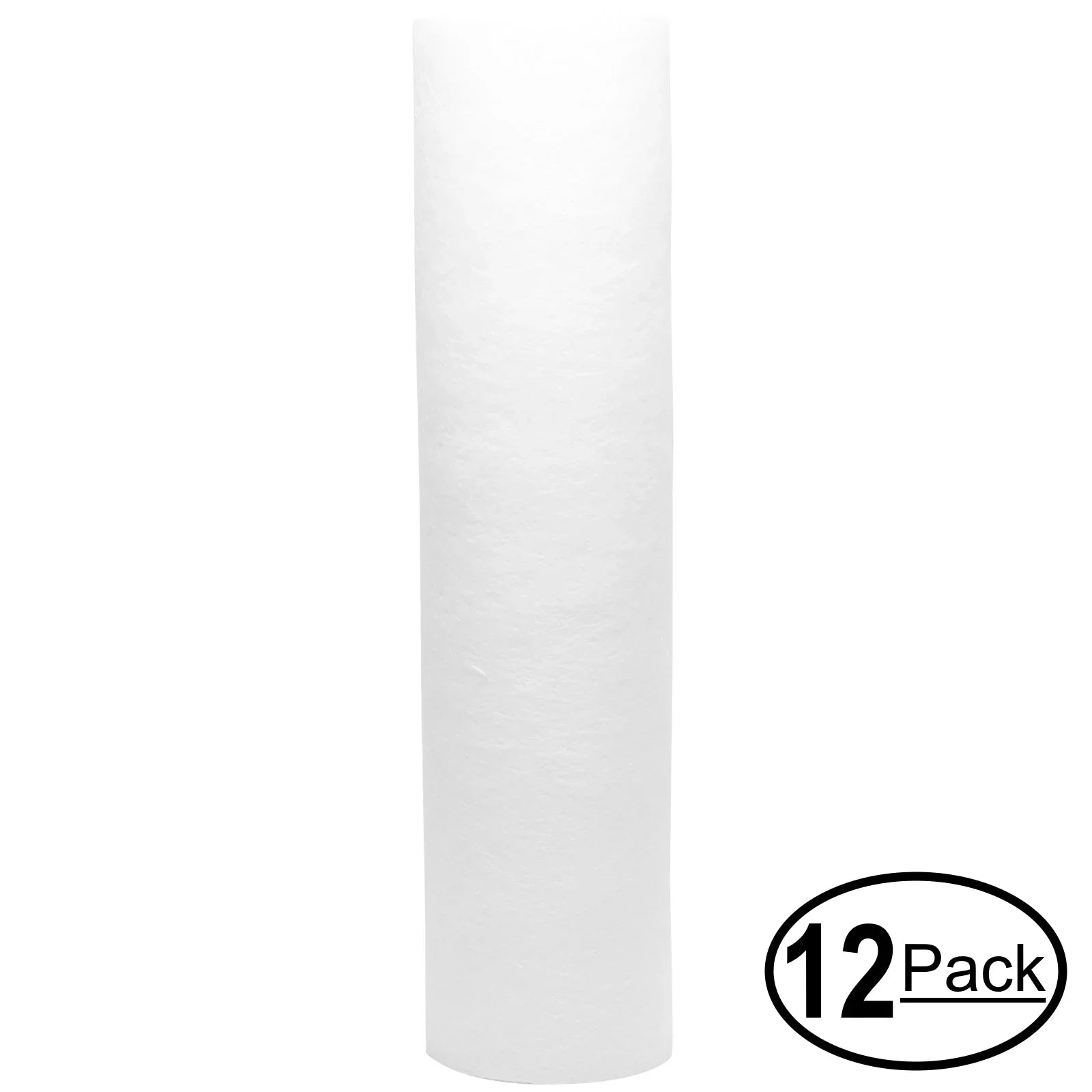 12-Pack Replacement for Watts RO-TFM-4SizeV Polypropylene Sizeediment Filter - Universal 10-inch 5-Micron Cartridge for WATTSize PREMIER 500025 FOUR SizeTAGE REVERSizeE OSizeMOSizeISize SizeYSizeTEM - Denali Pure Brand
