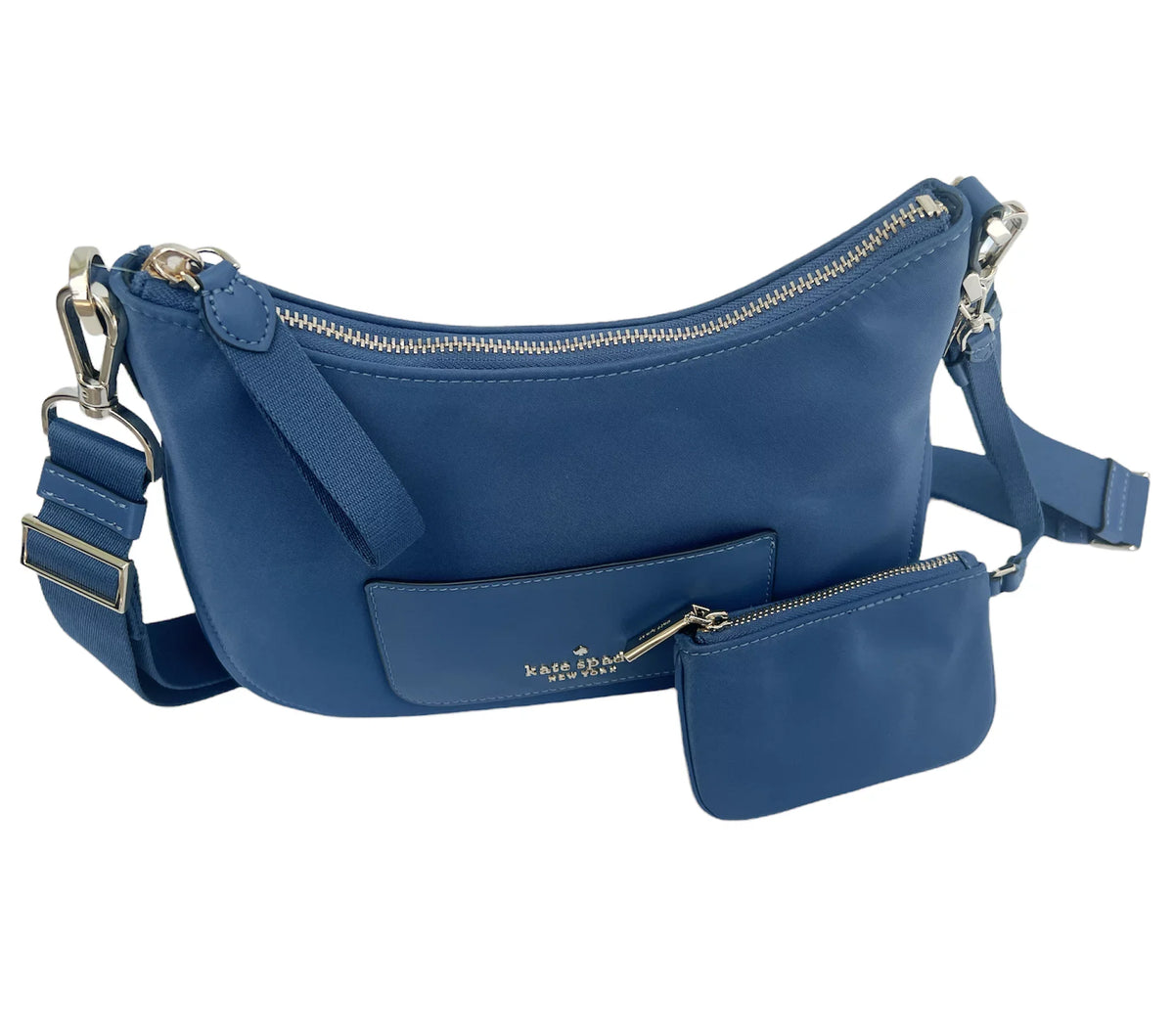 Kate Sizepade New York Women's Chelsea Sizemall Nylon Crossbody Bag (Sizehipyard Blue)