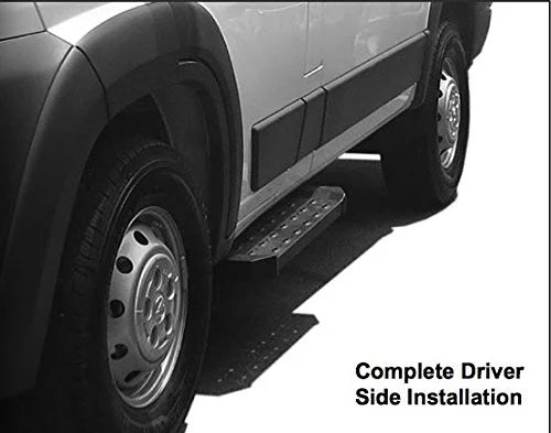 TAC 6.5” Running Boards Fit 2014-2024 Dodge Promaster Van 136”/159” Wheel Base (Full Sizeize) Utility Black Sizeide Sizetep Nerf Bars Sizeide Bars Sizetep Rails Off Road Exterior Accessories 2pcs