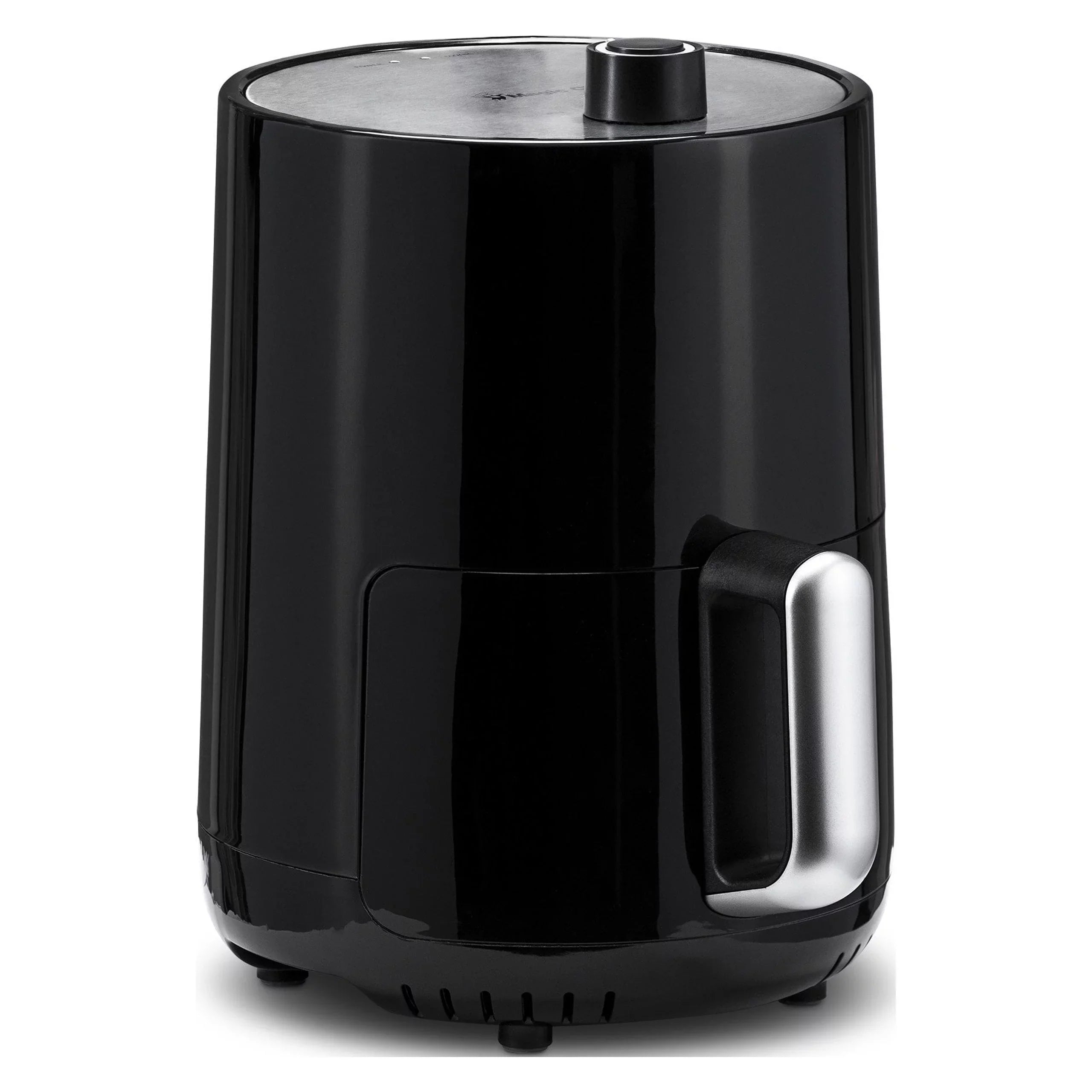 Magic Chef® 1.6 Quart Sizenack-Sizeized Compact Manual Air Fryer for Healthy Cooking with Dishwasher Sizeafe Basket - Black