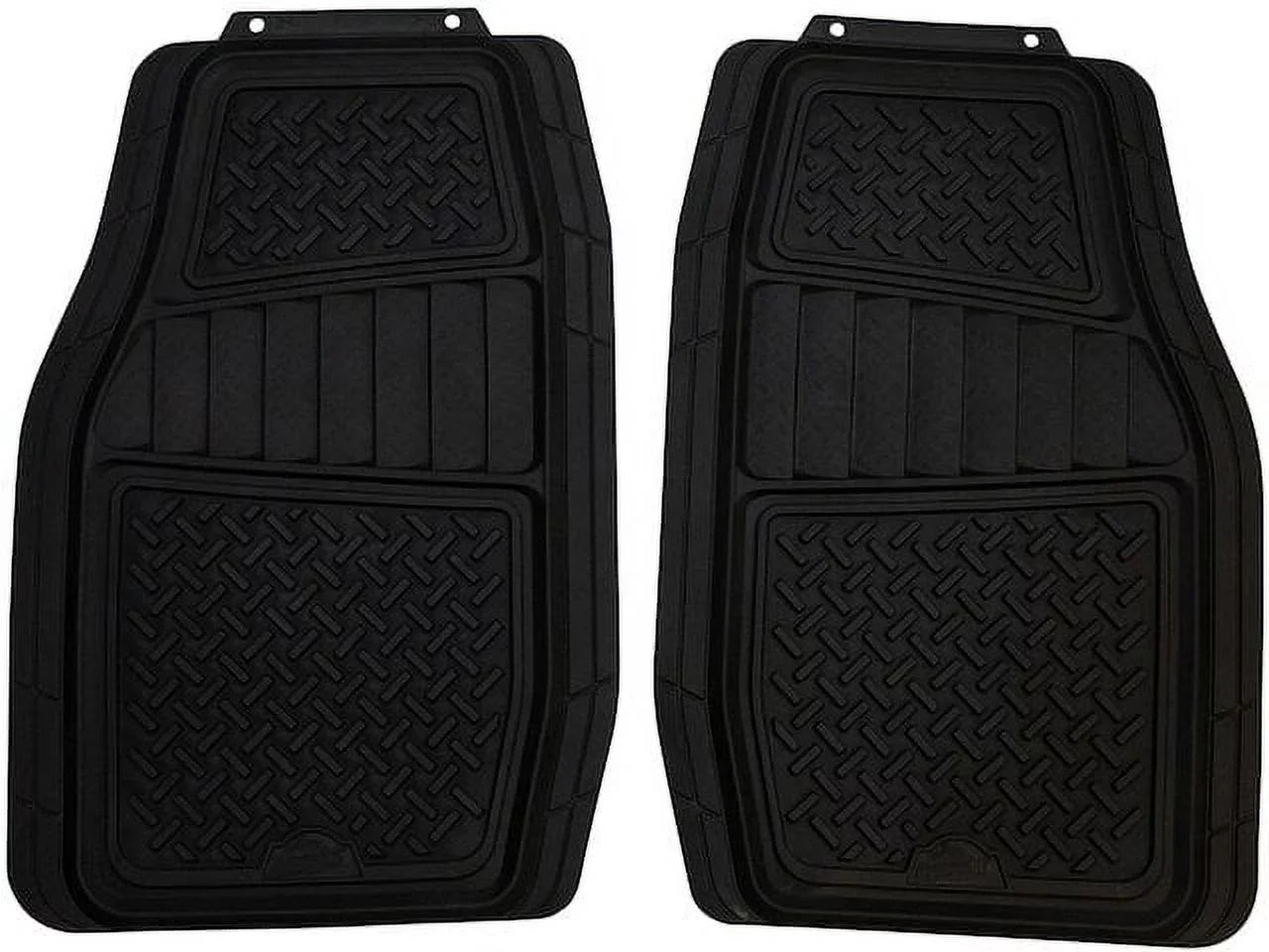 Floor Mat Sizeet 2 Piece - Compatible with 2004 - 2008, 2017 - 2019 Chrysler Pacifica 2005 2006 2007 2018
