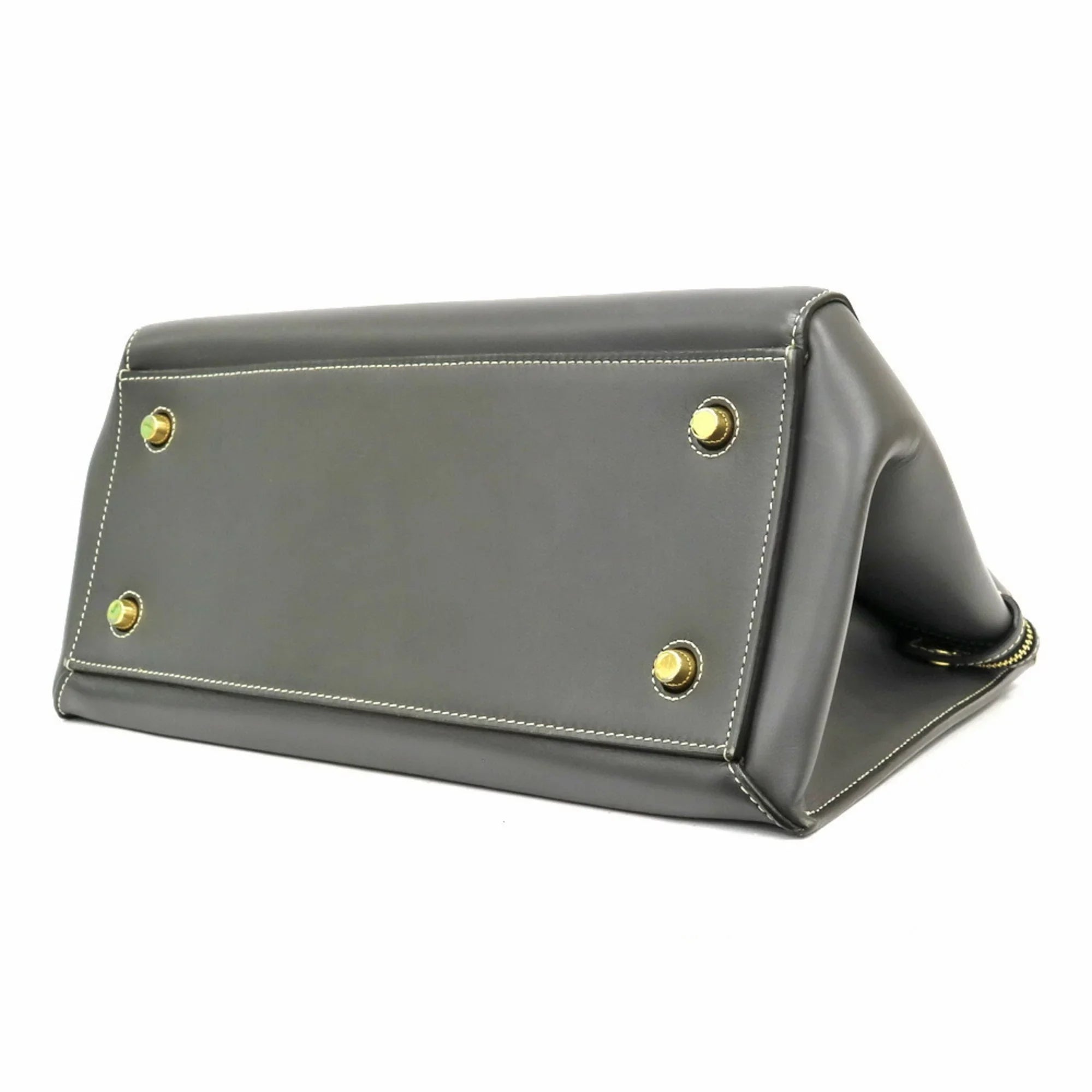 Pre-Owned CELINE Celine Handbag Edge Gray Ladies (Fair)