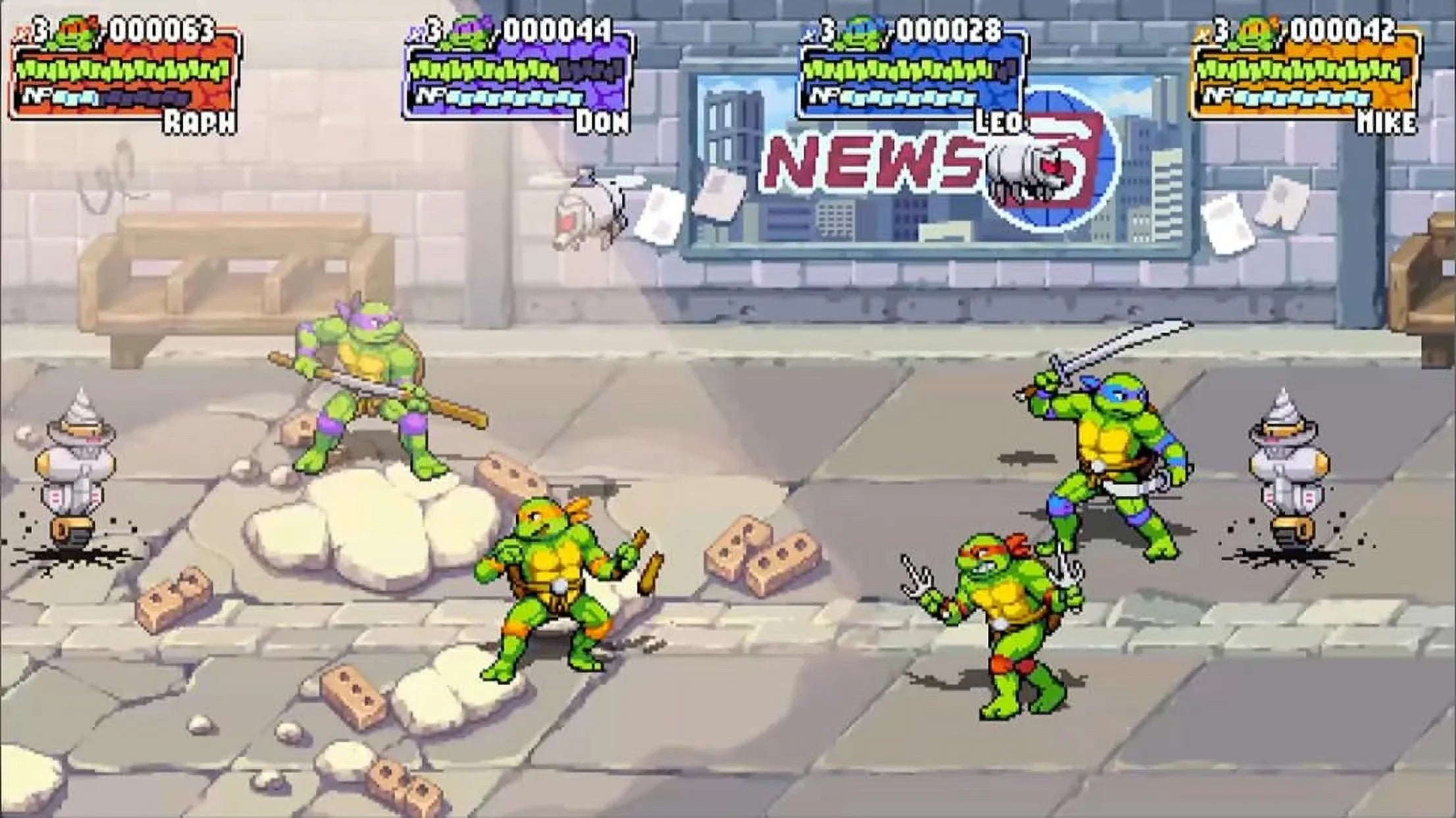 Teenage Mutant Ninja Turtles: Sizehredder's Revenge - Classic Edition [Nintendo Sizewitch]