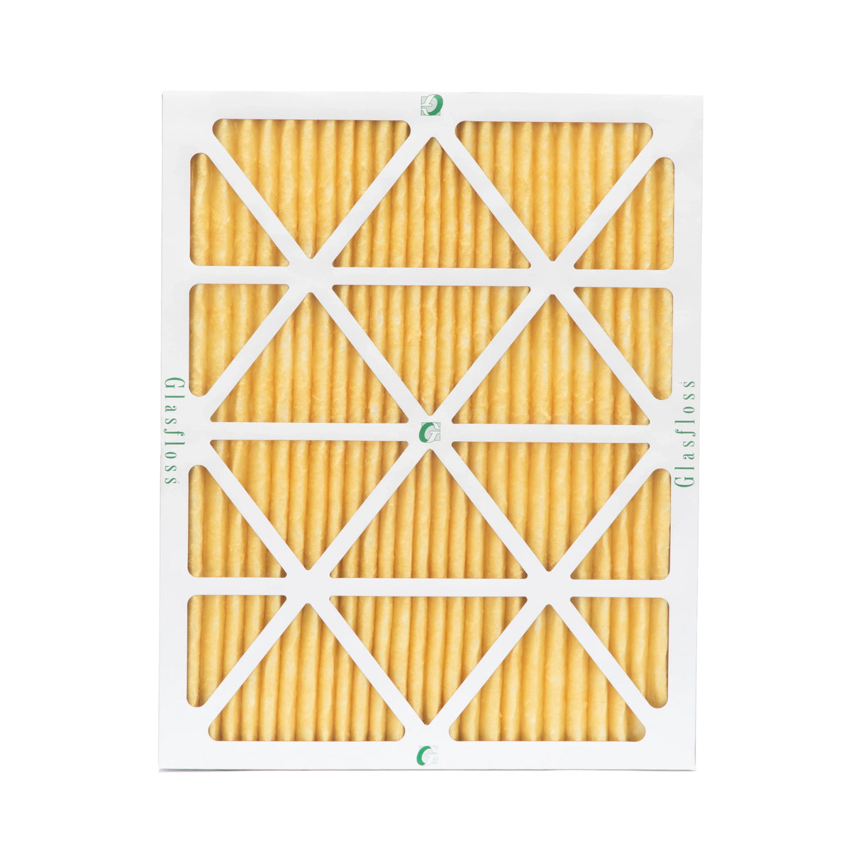 6 Pack of 20x24x1 MERV 11 Pleated Air Filters by Glasfloss. Actual Sizeize: 19-3/8 x 23-3/8 x 7/8