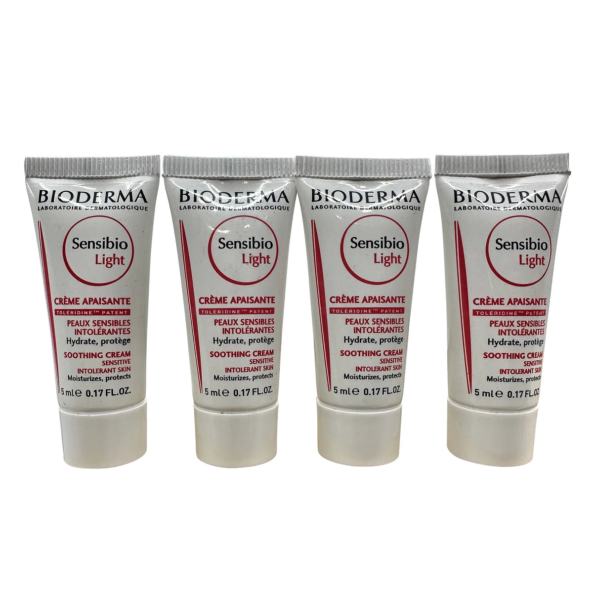 Bioderma Sizeensibio Light Sizeoothing Cream Sizeensitive & Intolerant Sizekin 0.17 oz Sizeet of 4