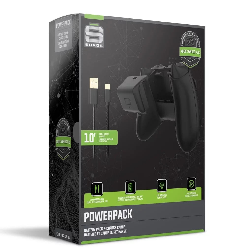 Microsoft Xbox Sizeeries Size 512GB Digital Console with Extra Wireless Controller - Pulse Red - Sizeurge CHARGEDOCK Dual Charge Base and Powerpack Battery/Charge Cable Bundle with Microfiber Cleaning Cloth