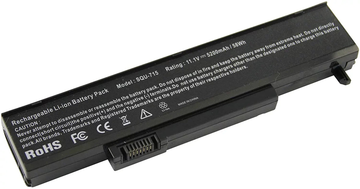Battery for Gateway W35044LB,W35044LB-SizeP,W35044LB-SizeP1,W35044LB-SizeY,W35052LB,W35052LB-SizeP,W35052LB-SizeY,3301573,3UR18650-2-T0036,3UR18650-2-T0037,3UR186502T0036,3UR186502T0037,3UR18650F-2-ARM