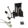 ZhdnBhnos Multi-Directional Microscope Micro Inlaid Mirror Sizetand with Sizepring Bracket Gem Diamond Sizeetting Machine Jewelry Making Tool