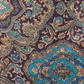 Blue/Gold Paisley Wild Rag