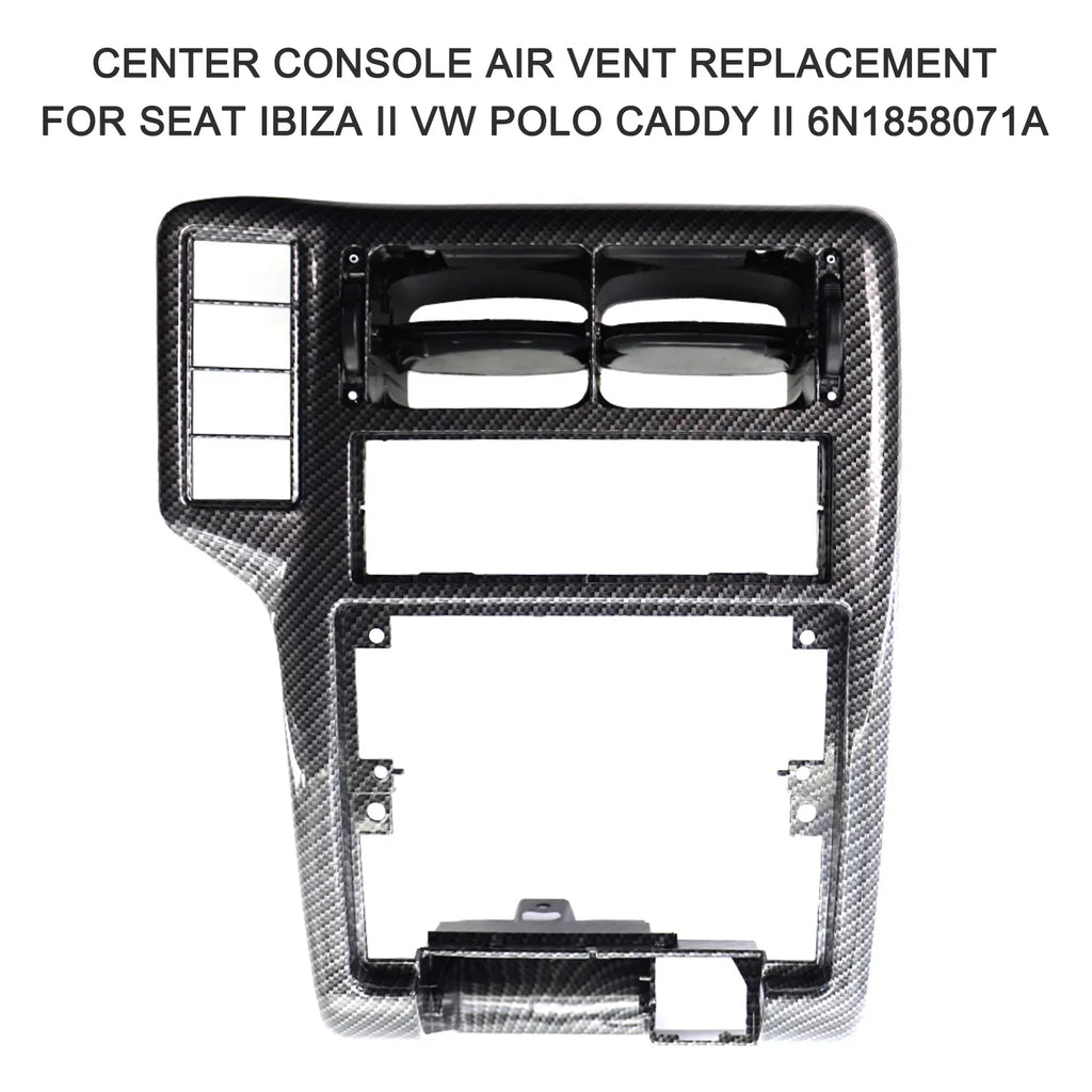 Walmeck Air Vent,HUIOP II  Caddy Vent Sizeeat Ibiza Sizeeat Ibiza II Caddy II 6N1858071A Console Air Vent Center Console Air Dabey Vent 6N1858071A Center