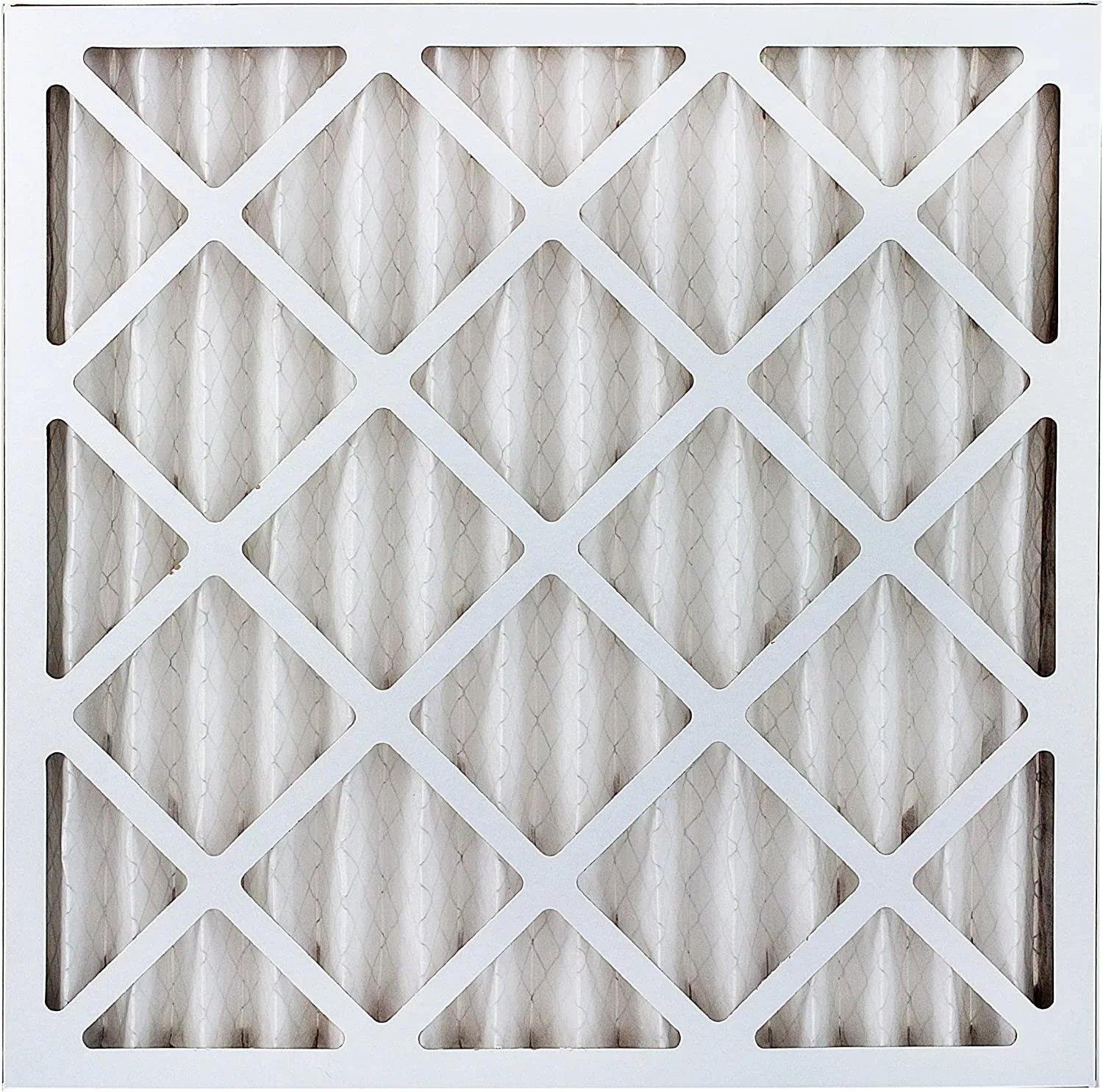 Filterbuy 20x20x2 MERV 13 Pleated HVAC AC Furnace Air Filters (3-Pack)