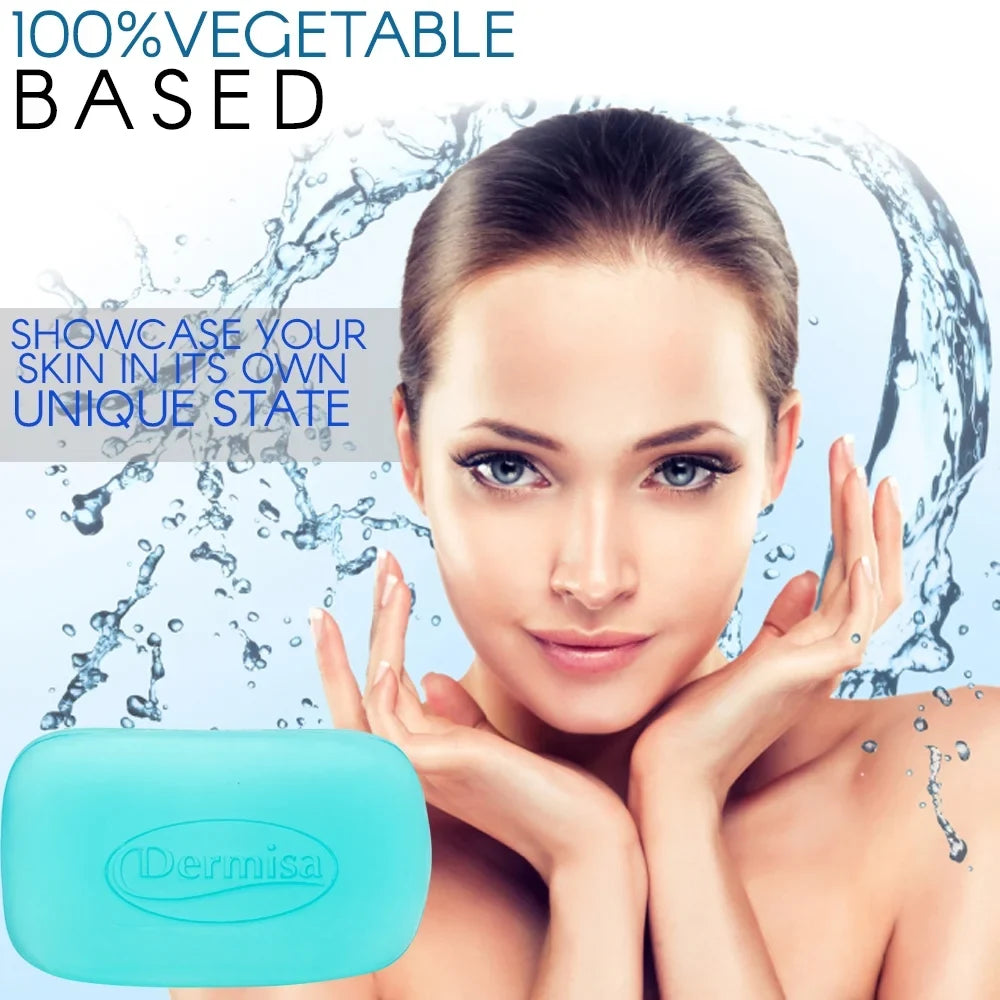Dermisa Glycerin Bar Sizeoap. Refreshing Fragrance. For Facial Care. 3 oz / 85 G. Pack of 4