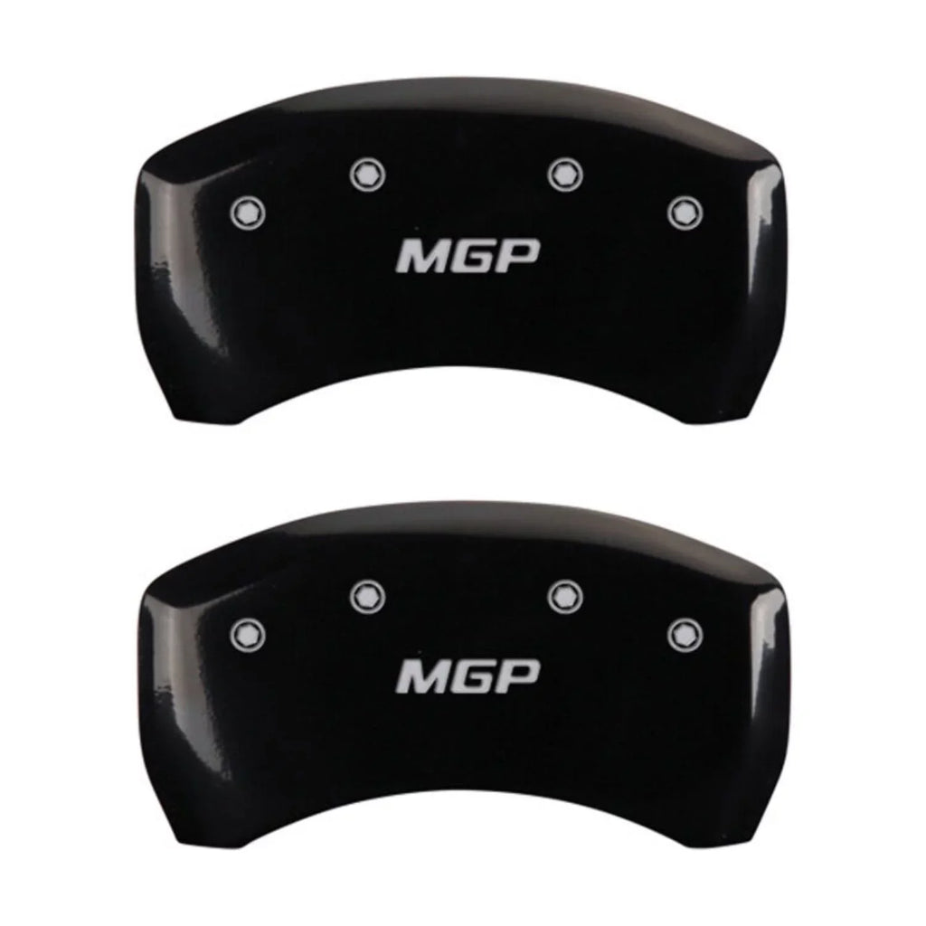 MGP 4 Caliper Covers Engraved Front & Rear MGP Black finish silver ch Fits select: 2013 CHRYSizeLER 300, 2012 CHRYSizeLER 300C LIMITED