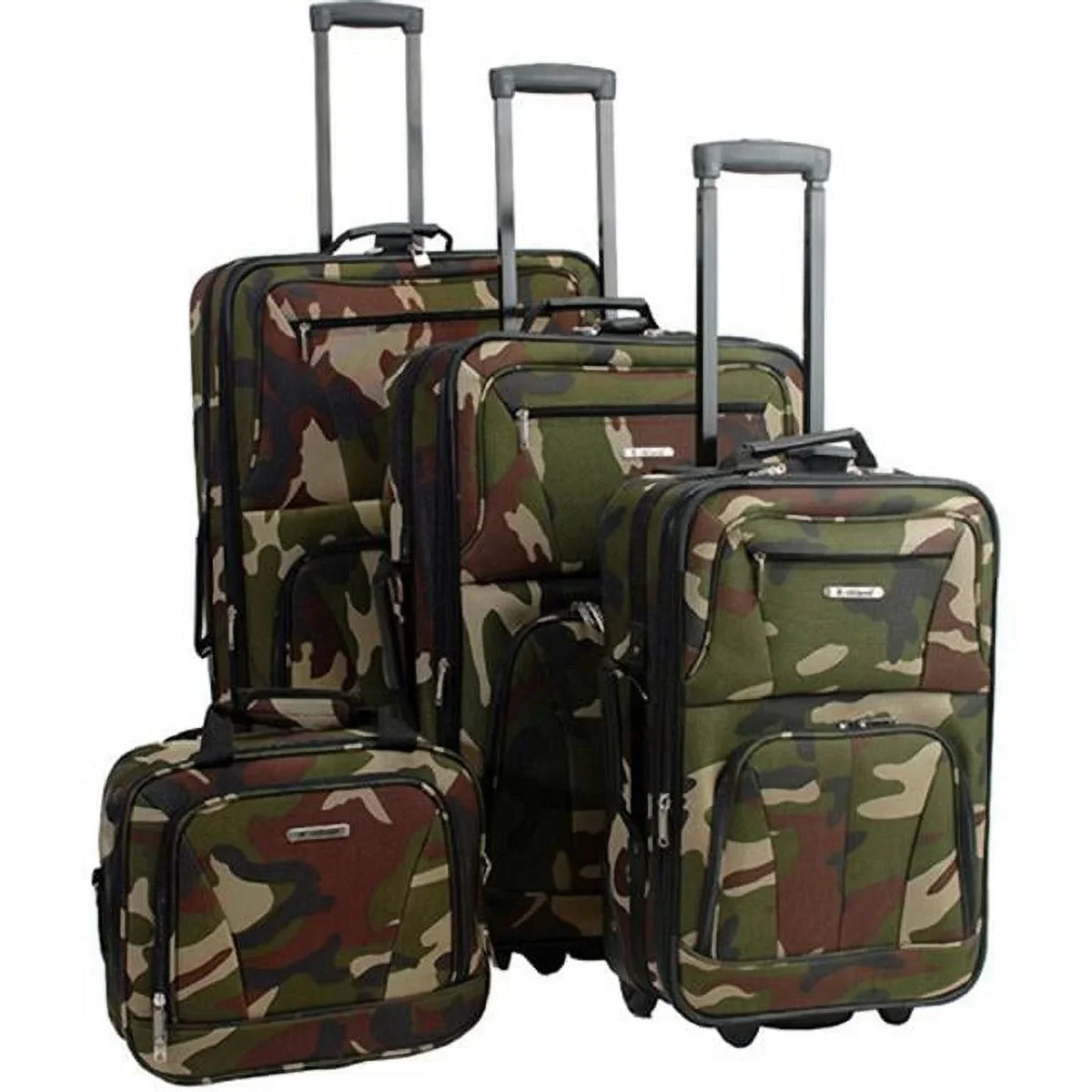 4 Pc Camo Luggage Sizeet