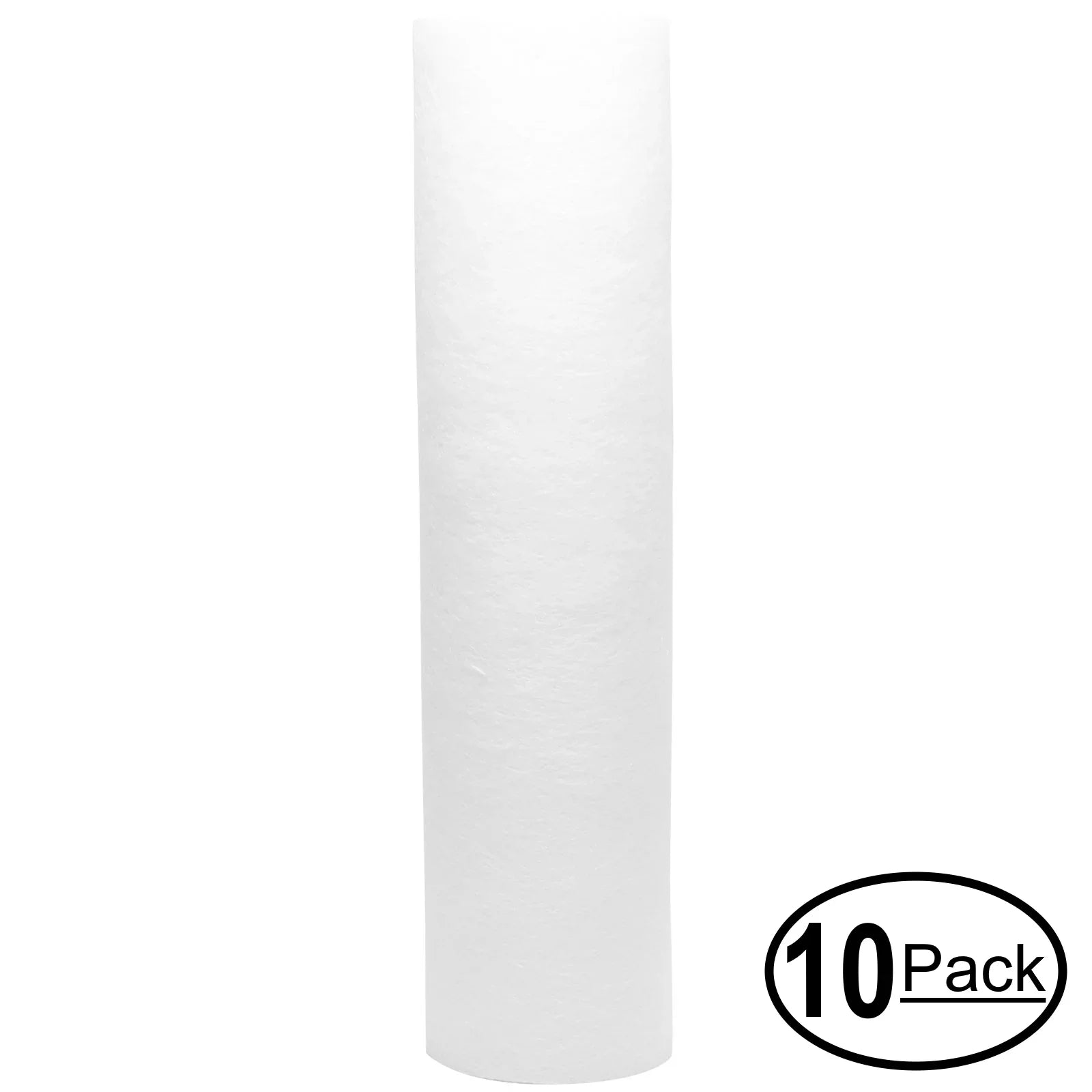 10-Pack Replacement for Crystal Quest CQE-IN-00307 Polypropylene Sizeediment Filter - Universal 10-inch 5-Micron Cartridge for CRYSizeTAL QUESizeT Voyager RV/Marine Water Filter Sizeystem - Denali Pure Brand