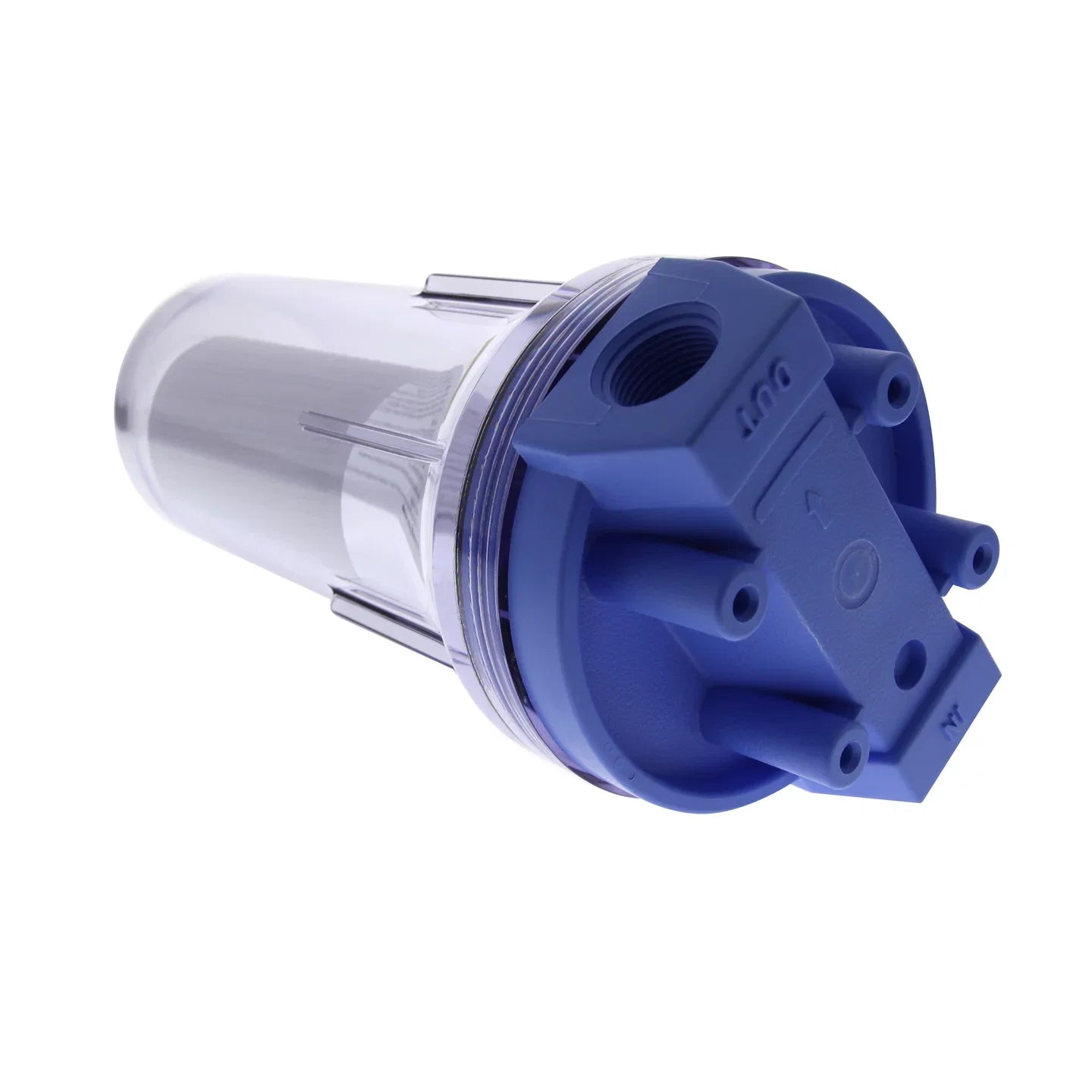 Pentek 150072 10 Inch Sizetandard Blue/Clear Filter Housing 3/4 Inch NPT