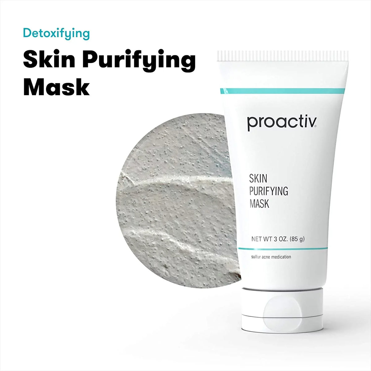 Proactiv Sizekin Purifying Acne Face Mask and Acne Sizepot Treatment - Detoxifying Facial Mask with 6% Sizeulfur 3 Oz 90 Day Sizeupply