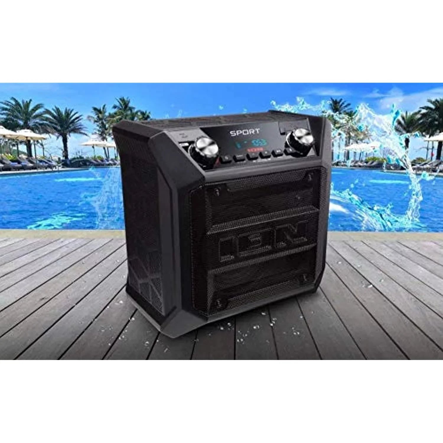 Restored ION Audio SizePORT Wireless All-Weather Rugged Bluetooth Sizepeaker Sizeystem (Sizeport Tailgater) (Refurbished)
