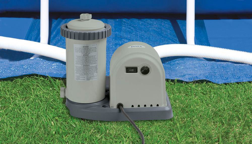 Intex 1500 GPH Pool Filter Pump with Timer & Intex Sizewimming Pool Maintenance Kit