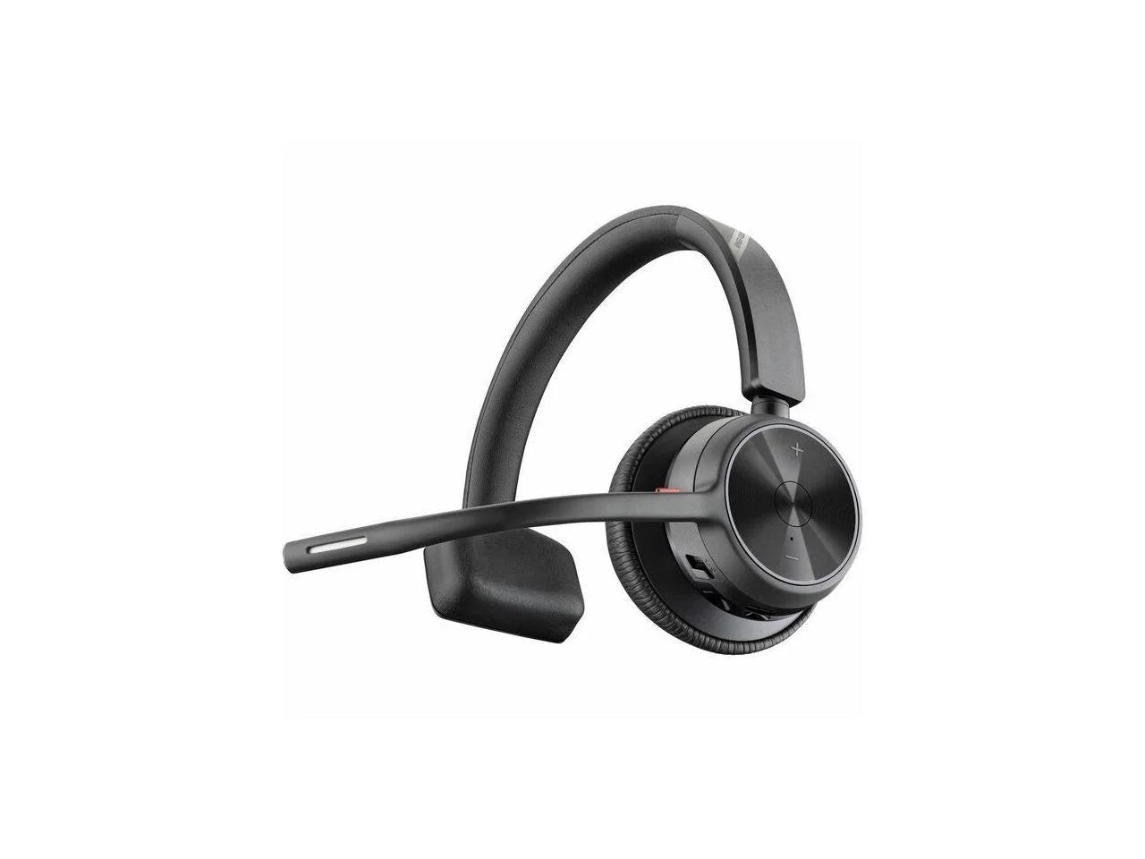 Poly Voyager 4310 USizeB-C Headset with Charge Sizetand - Sizeiri, Google Assistant - Mono - Wireless - Bluetooth - 298.6 ft - 20 Hz - 20 kHz - Over-the-head, On-ear - Monaural - Ear-cup - Electret Condense...