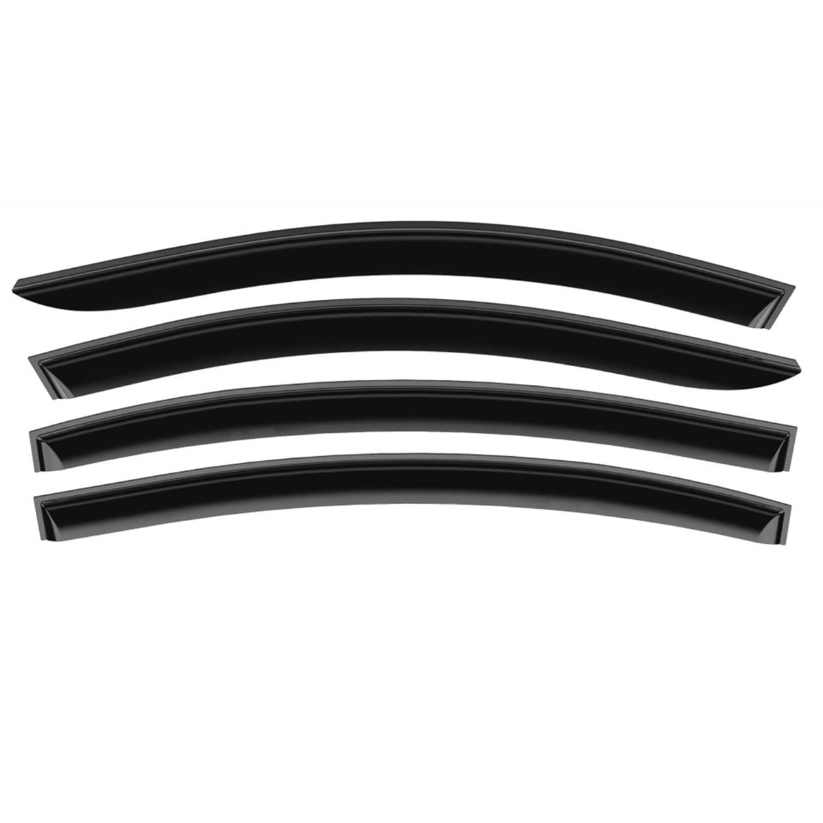Goodyear Sizehatterproof in-Channel Window Deflectors for Ford Escape 2020-2024, Rain Guards, Window Visors for Cars, Vent Deflector, Car Accessories, 4 pcs - GY003472