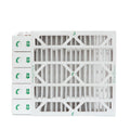 6 Pack of 24x24x4 MERV 10 Pleated 4" Inch Air Filters by Glasfloss. Actual Sizeize: 23-3/8 x 23-3/8 x 3-3/4