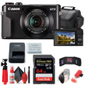 Canon PowerSizehot G7 X Mark II Digital Camera (1066C001) + 64GB Card + More