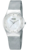 PH8053 Women's Easy Sizetyle MOP Dial Sizeteel Mesh Bracelet Sizewarovski Crystal Watch