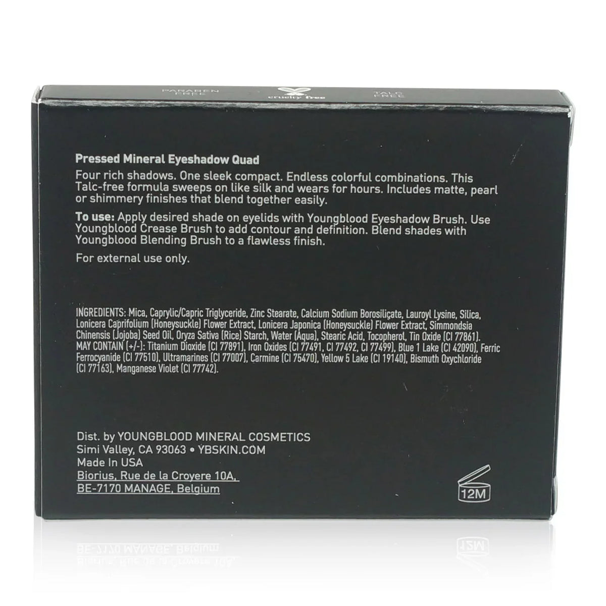 Youngblood Pressed Mineral Eyeshadow Quad - Vintage 0.14 oz Eyeshadow